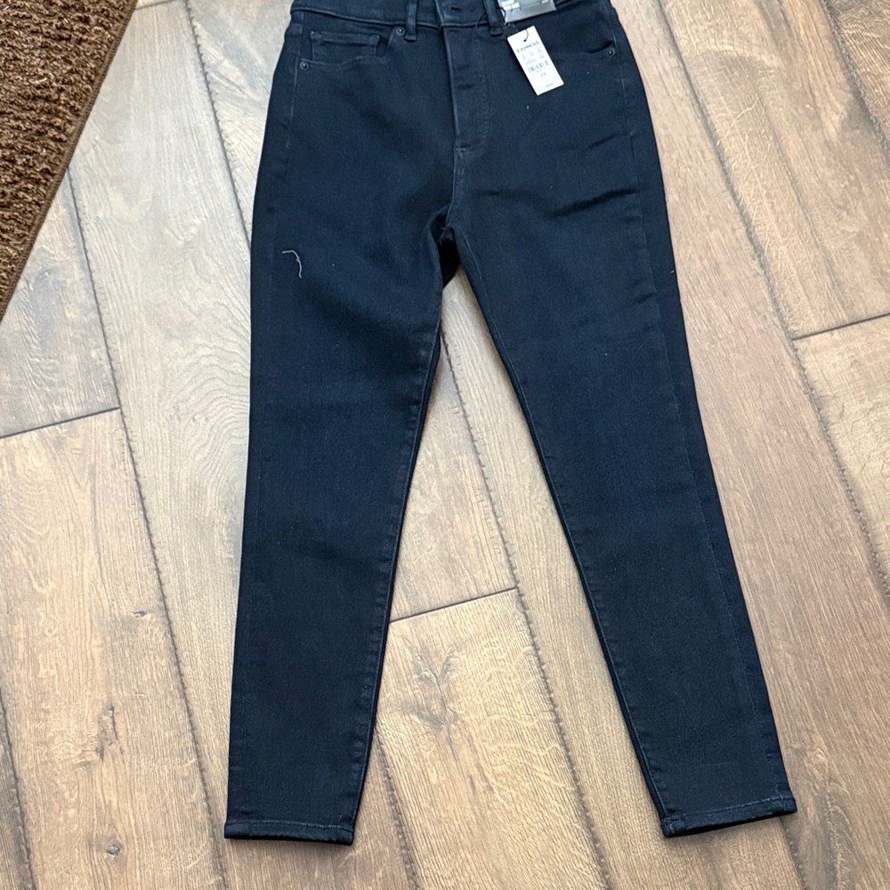 Express dark denim Skinny High Rise Jeans
